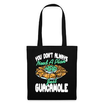I Know the Guac Is Extra Funny Avocado Quote Meme - Stoffbeutel - Schwarz - Vorne