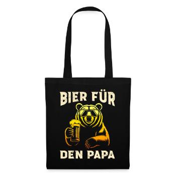 Beer drinkers BEER FOR DAD Fathers Funny - Tote Bag - black - Front