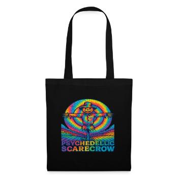 Psychedelic Scarecrow Trippy EDM Festival - Tote Bag - black - Front