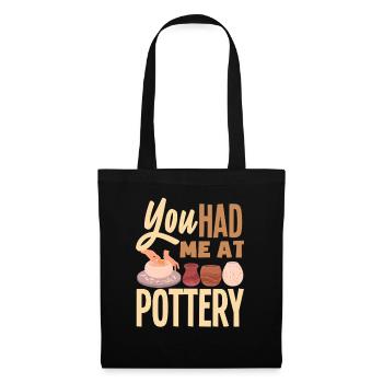 Tu m’as fait aimer les potiers - Sac en tissu - noir - Devant