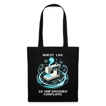 Journal de quête : 12 cosplays inachevés | Cosplay - Sac en tissu - noir - Devant