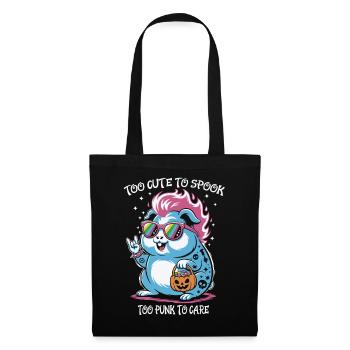 Punk hamster with sunglasses for Halloween - Tote Bag - black - Front