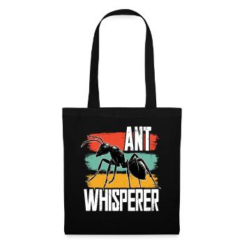 Ameisenzucht Ameisenzüchter Ant Whisperer - Stoffbeutel - Schwarz - Vorne