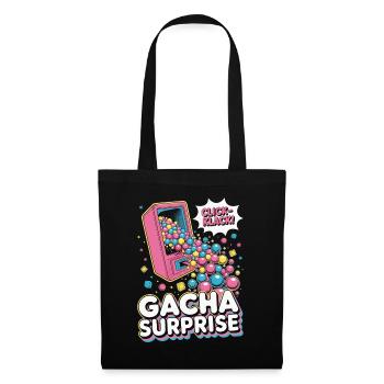 Gacha Surprise Pop Culture Esthétique Japonaise - Sac en tissu - noir - Devant