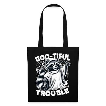 Ghost Raccoon : Boo-tiful Halloween Trouble - Sac en tissu - noir - Devant