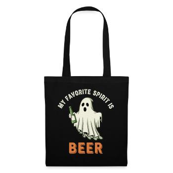 Humorous ghost drink print - Tote Bag - black - Front