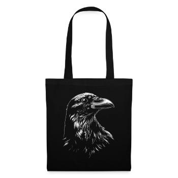Raven, Crow, Bird, Raven Crow, Jackdaw, Black Raven - Tote Bag - black - Front