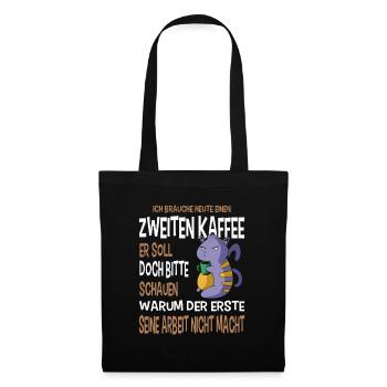 Funny Sayings Fun Outfits Irony Sarcasm - Tote Bag - black - Front