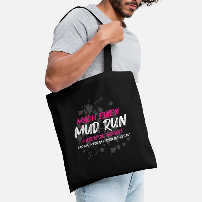 Faire une course dans la boue, une course dans la boue, une course dans la boue, une course dans la boue Sac en tissu
