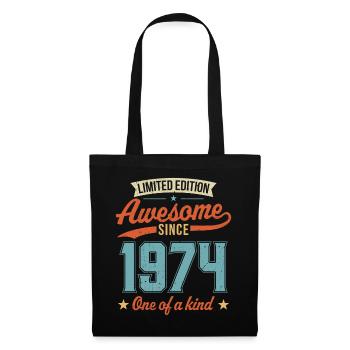 Awesome Since 1974 - Tote Bag - black - Front
