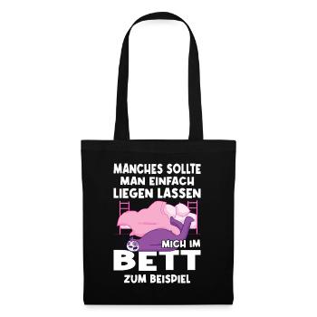 Funny Sayings Fun Outfits Irony Sarcasm - Tote Bag - black - Front