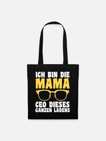 Vater Team Papa - Stoffbeutel - Schwarz