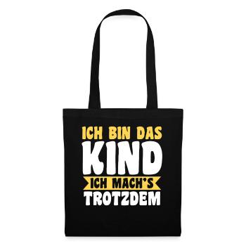 Mutter Team Mama - Stoffbeutel - Schwarz - Vorne