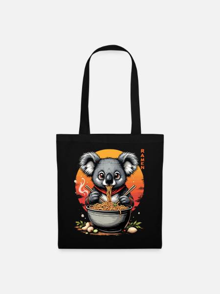 Koala Ramen Meister - Stoffbeutel - Schwarz