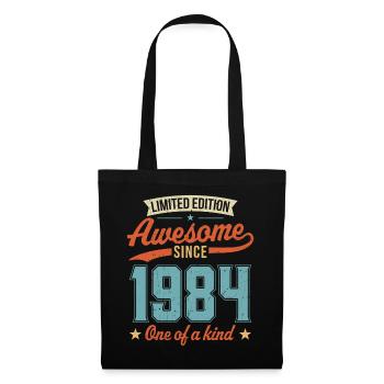 Awesome Since 1984 - Tote Bag - black - Front