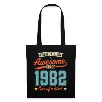 Génial depuis 1982 - Sac en tissu - noir - Devant