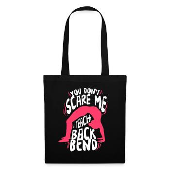Kontorsionist Kontorsion I Teach Back Bend - Sac en tissu - noir - Devant