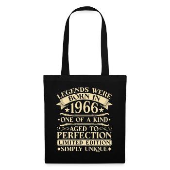 60ème Anniversaire Vintage 1966 - Sac en tissu - noir - Devant