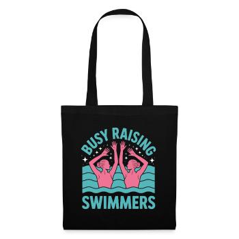 Synchronschwimmen Kunstschwimmen Wassersport - Stoffbeutel - Schwarz - Vorne