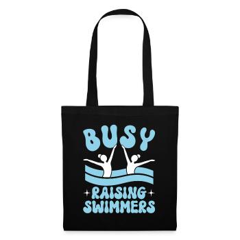 Synchronschwimmen Kunstschwimmen Wassersport - Stoffbeutel - Schwarz - Vorne