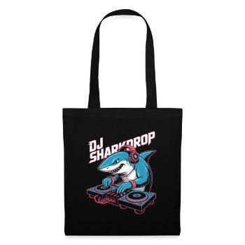 DJ Sharkdrop Hai DJ Turntable EDM Rave Club - Tote Bag - black - Front