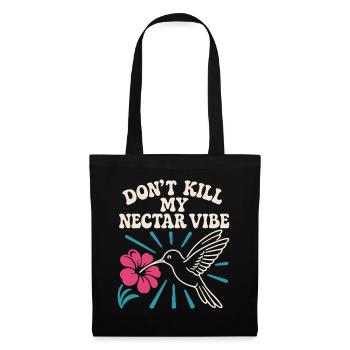 Funny Hummingbird Mem Tiny Bird Big Energy - Tote Bag - black - Front