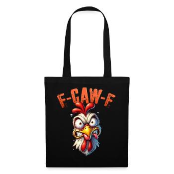 F CAW F Chemise Homme Poulet Meme Femme F-CAW-F Chemise - Sac en tissu - noir - Devant