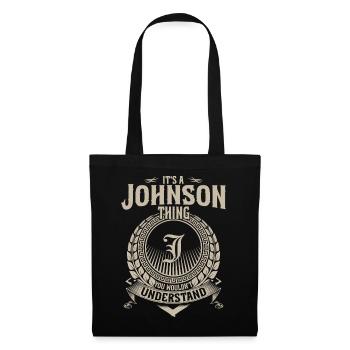 Johnson Thing Crest Tee - Tote Bag - black - Front
