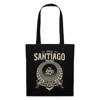 T-shirt Santiago Crest - Sac en tissu - noir - Devant