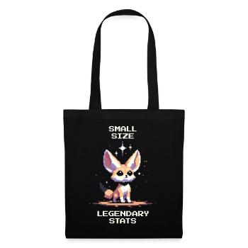 Small but Legendary Values | Fennec, Desert Fox - Tote Bag - black - Front