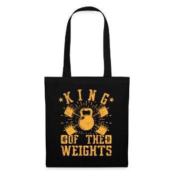 Fitness Motivation Bodybuilder King Of The Weights - Tote Bag - black - Front