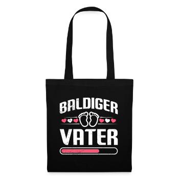 Dad-to-be SOON-TO-BE DAD Paternity Funny - Tote Bag - black - Front
