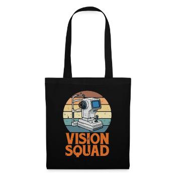 Optometrist Vision Squad Ophthalmology Eye Doctor - Tote Bag - black - Front