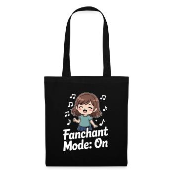 K-Pop Fanchant Korea Music - Tote Bag - black - Front
