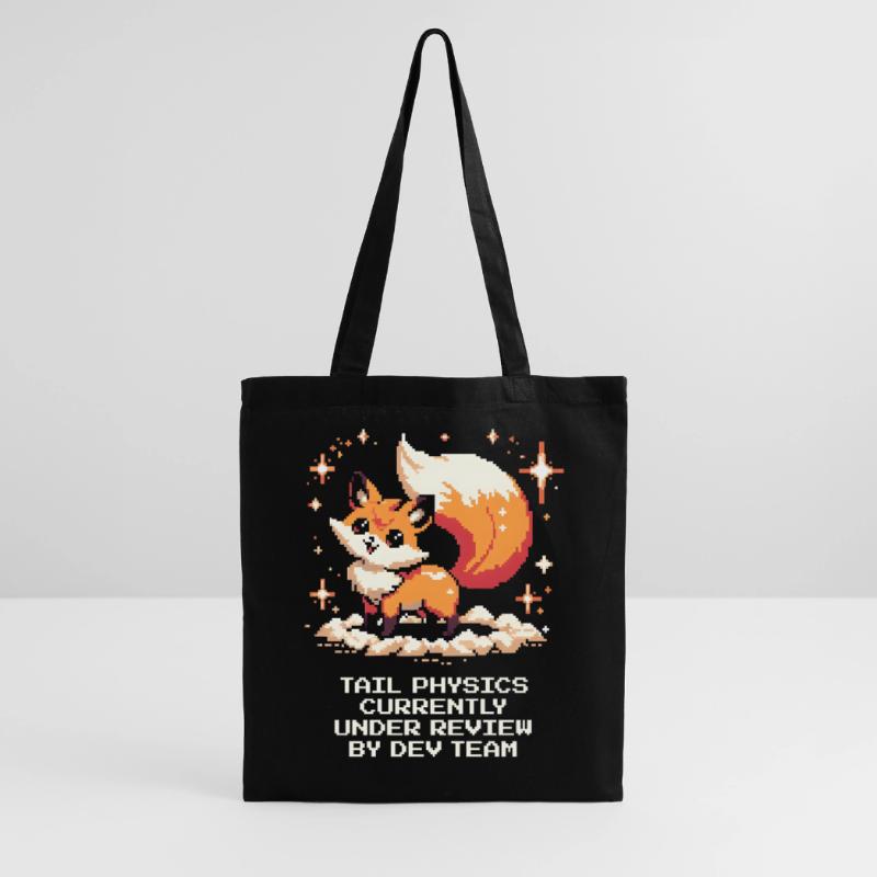 Tail physics are being tested | Fox, Dev Team Tote Bag