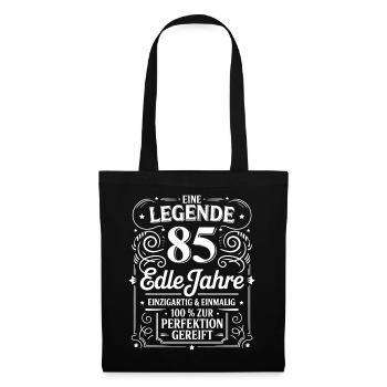 Une légende noble 85 ans cadeau d’anniversaire - Sac en tissu - noir - Devant