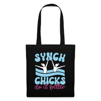 Natation synchronisée Natation artistique Sports nautiques - Sac en tissu - noir - Devant