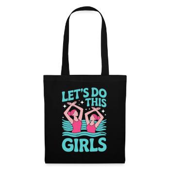 Natation synchronisée Natation artistique Sports nautiques - Sac en tissu - noir - Devant