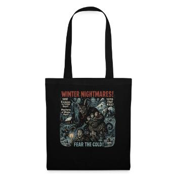 Winter Nightmares Krampus Movie Poster Halloween - Tote Bag - black - Front