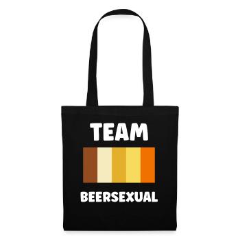 Team Beersexual Palette T-Shirt - Stoffbeutel - Schwarz - Vorne
