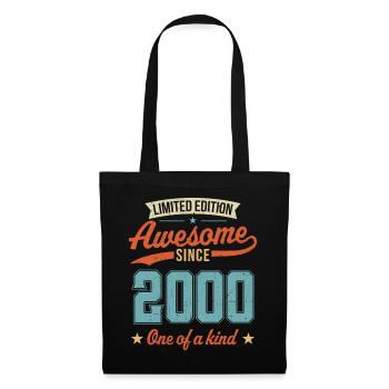 Awesome Since 2000 - Tote Bag - black - Front