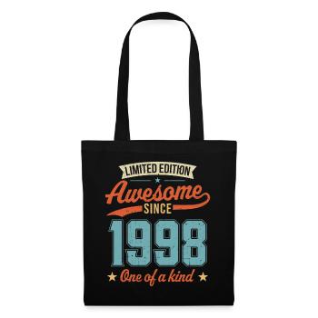 Awesome Since 1998 - Tote Bag - black - Front