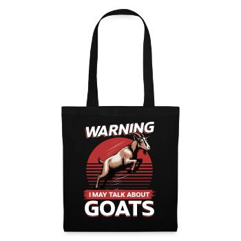 Funny Farm Animal Goat - Tote Bag - black - Front