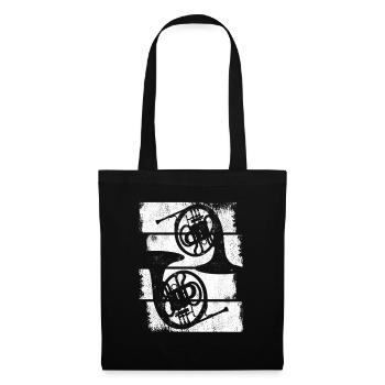 Cor Instrument de musique - Sac en tissu - noir - Devant