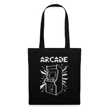 ARCADE Retro Arcade Slot Machine 80s 90s Gamer - Tote Bag - black - Front