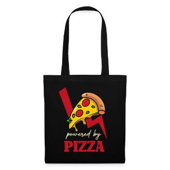 Power Pizza Blitz-Logo - Stoffbeutel - Schwarz - Vorne