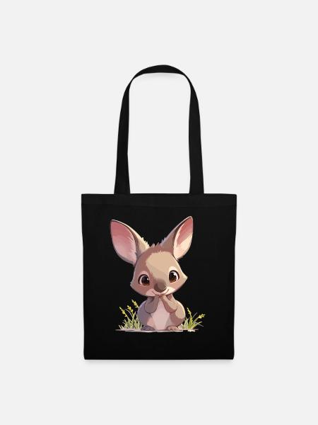 Wallabys Wallaby - Stoffbeutel - Schwarz