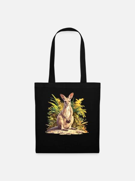 Wallabys Wallaby - Stoffbeutel - Schwarz