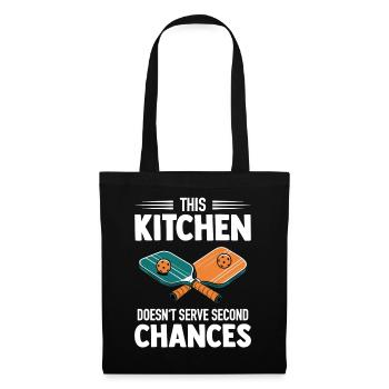 Tournoi de pickleball Teamn Dinkball cadeau - Sac en tissu - noir - Devant