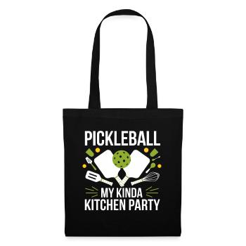 Pickleball My Kinda Kitchen Party - Tote Bag - black - Front